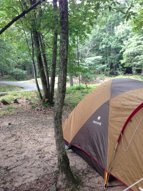 奥琵琶湖キャンプ場でキャンプ